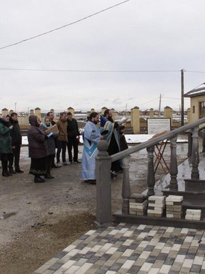 Освящение колоколов для храма Божией Матери